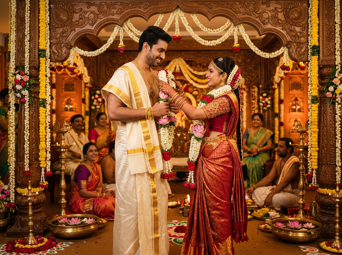 A Journey of Memorable Celebrations - Authentic South Indian Grand Wedding